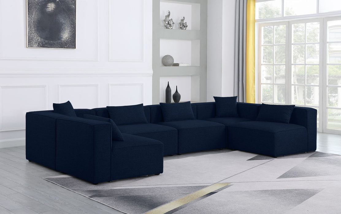 Cube - Modular Sectional 6 Piece - Navy