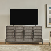 Pelicans Buff - 74" Accent TV Console - Gray