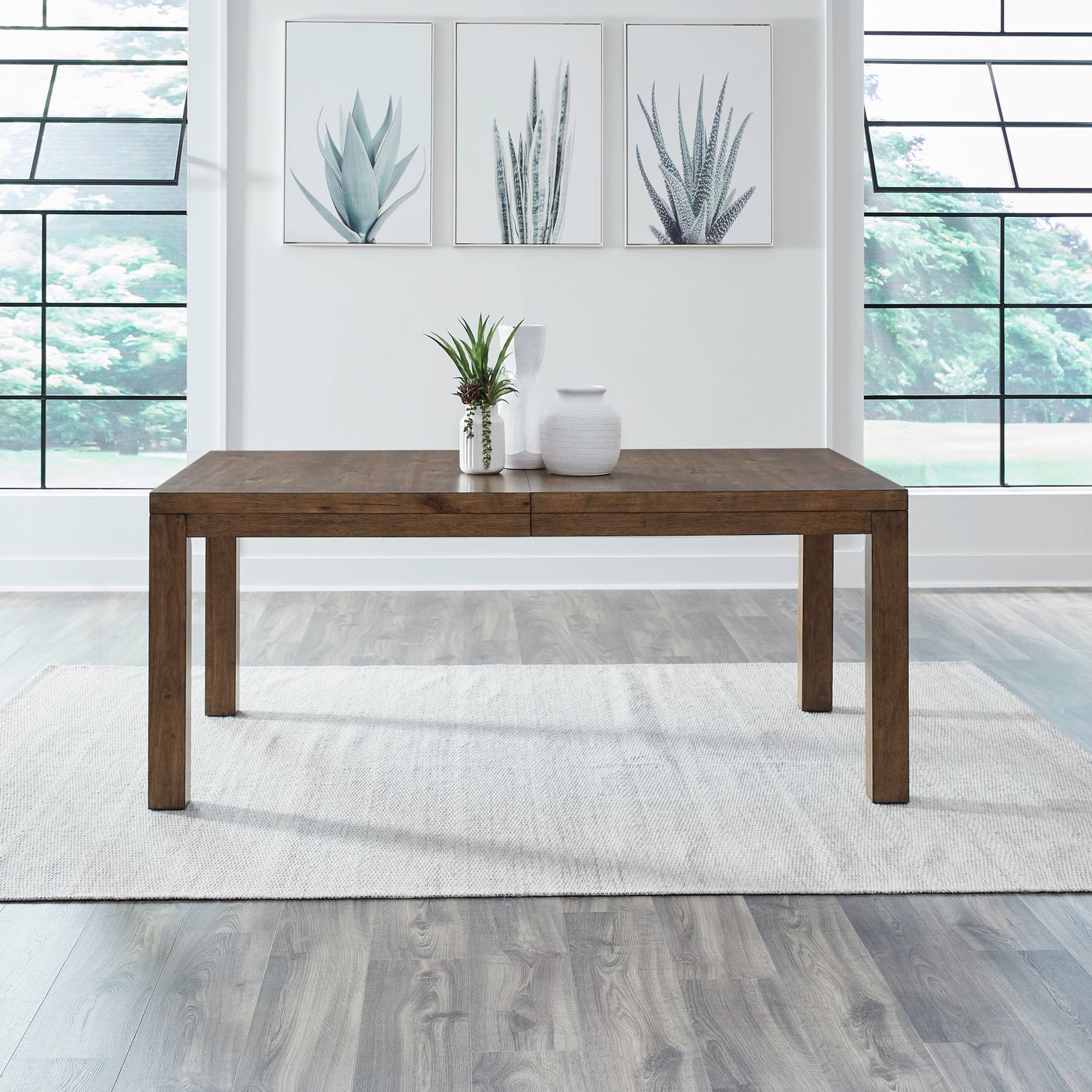 Shaker Lakes - Rectangular Leg Table - Harvest Brown