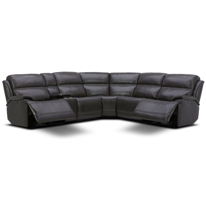 Bentley - 6 Piece Sectional - Graphite Gray