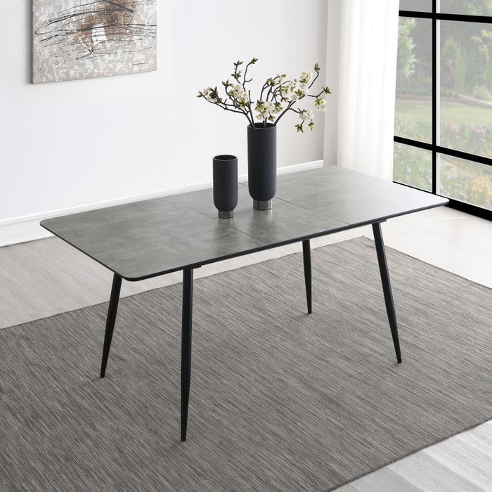 Horizon - 63" Butterfly Leaf Extension Dining Table - Gray