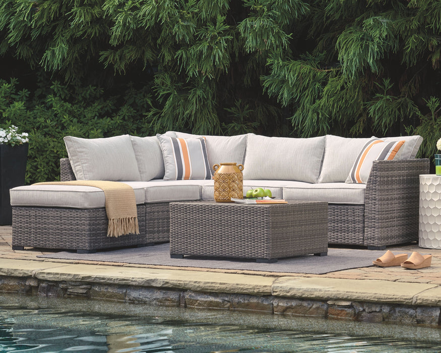 Cherry Point - Gray - 4 Pc. - Lounge Set