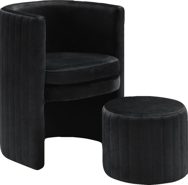 Selena - Accent Chair and Ottoman Set