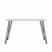 Writing Desk With Hairpin Legs For Study Or Work - White Oak