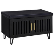 Brixton - 2-Door Padded Entryway Shoe Storage Bench
