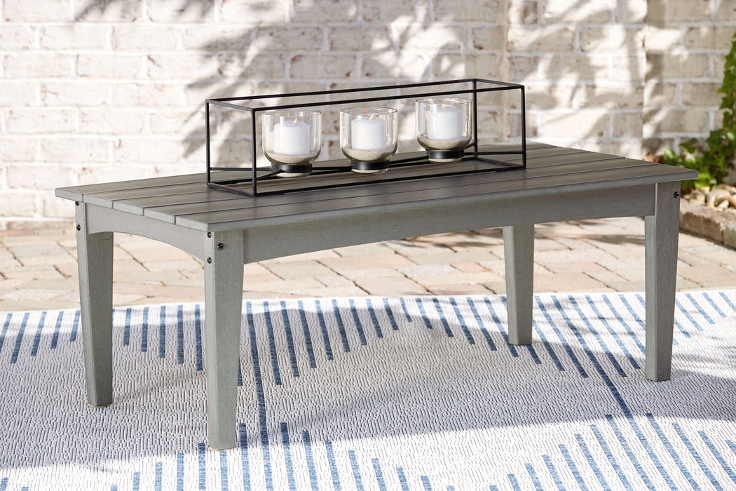 Visola - Gray - Rectangular Cocktail Table