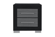 Emma - Nightstand - Black / Gray