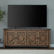Carolina Park - 78" TV Console - Brown