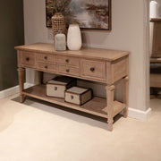 Haven Hills - Sofa Table - Camel Beige