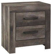 Wynnlow - Two Drawer Night Stand - Gray