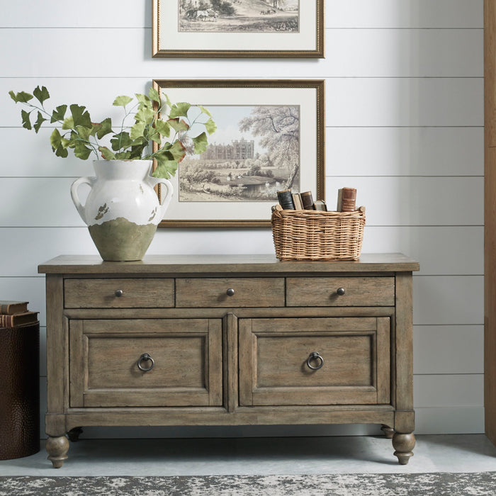 Americana Farmhouse - Credenza - Light Brown