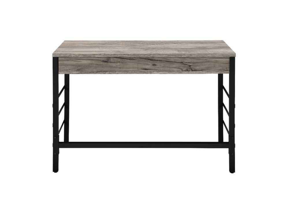 Disho - Desk - Light Weathered Oak & Black Finish