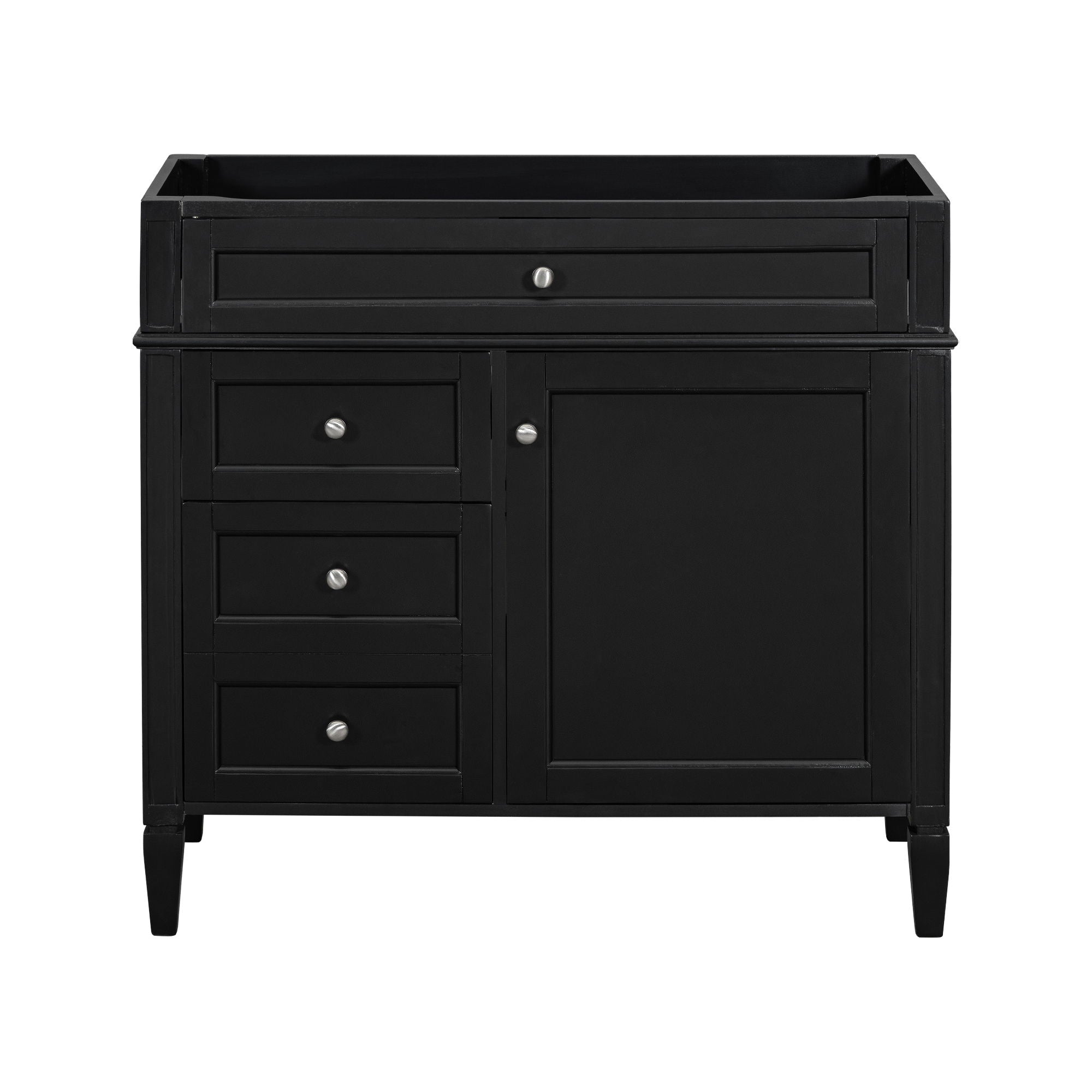 Bathroom Vanity With 2 Drawers And Tip-Out Drawer, Storage Cabinet