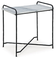 Ashber - Accent Table - White / Black