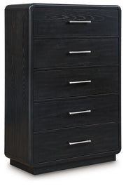 Rowanbeck - Five Drawer Chest - Black