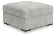 Cuddle Plush - Oversized Accent Ottoman - Arctic