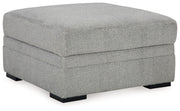 Casselbury - Ottoman With Storage - Cement