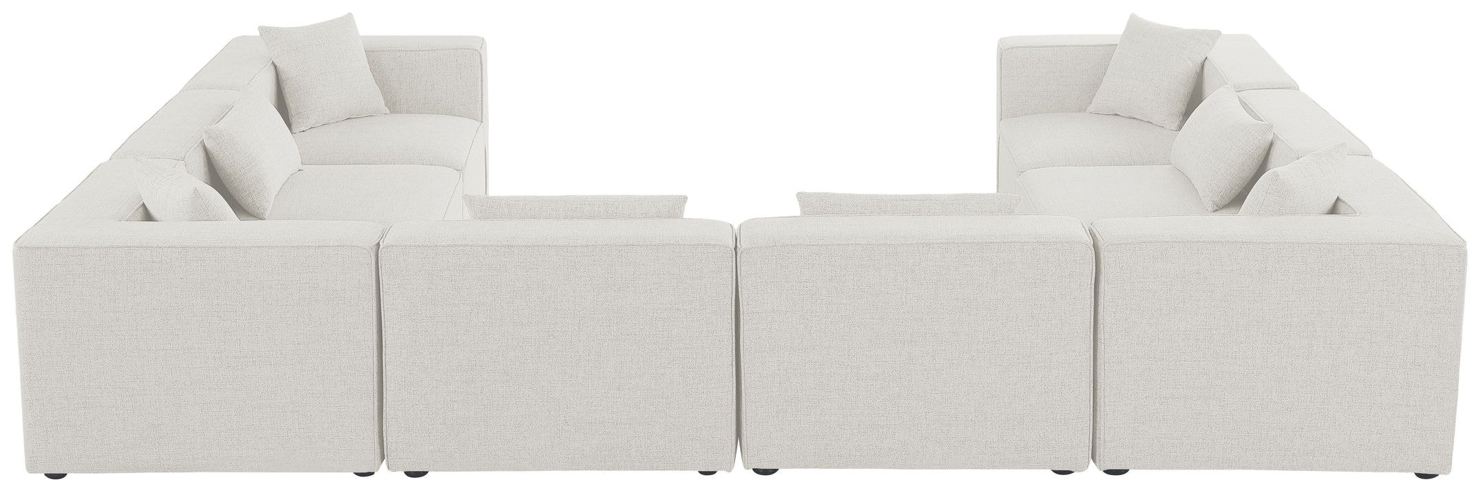 Cube - Modular Sectional 8 Piece - Cream