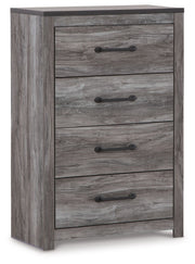 Bronyan - Four Drawer Chest - Dark Gray