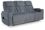 Studio Cave - Power Reclining Sofa - Steel