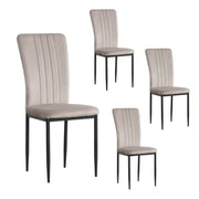 Velvet Dining Chairs For Dining Room (Set of 4)