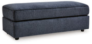 Albar Place - Oversized Accent Ottoman - Cobalt