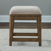 Carolina Park - Upholstered Console Stool - Brown
