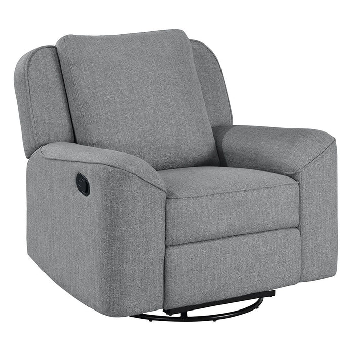 Destiny - Glider Recliner With Swivel - Gray Linen