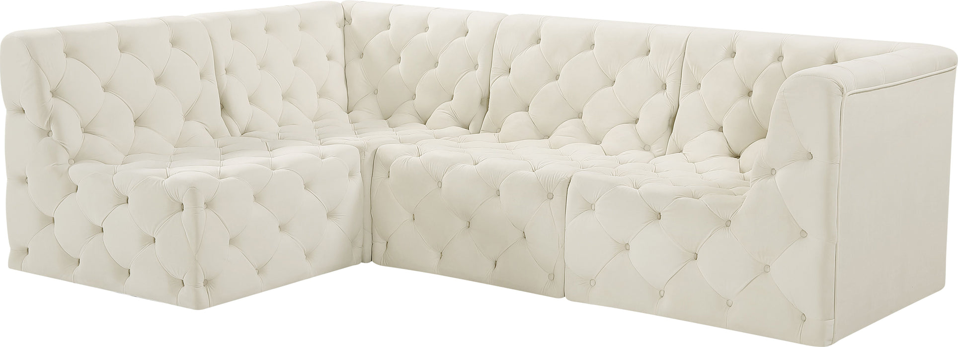 Tuft - Modular Sectional 4 Piece - Cream