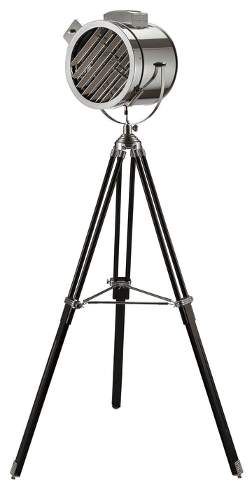 Cinema - Floor Lamp - Black & Chrome