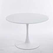 Mid-Century Tulip Dining Table With Round Top