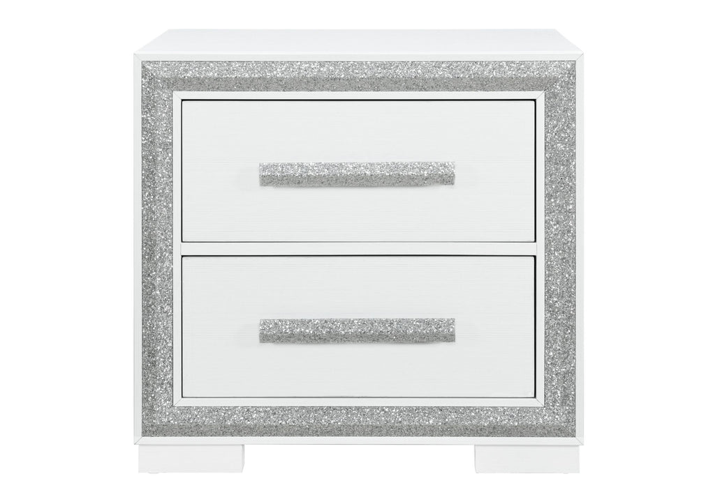 Andros - Nightstand - Silver