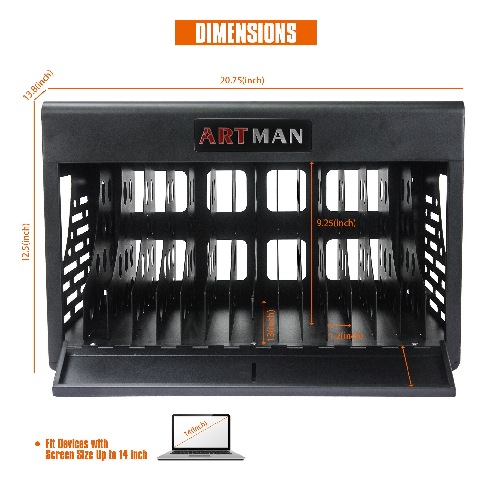16 Bay Charging Cabinet For Laptop book, Locking Charging Station