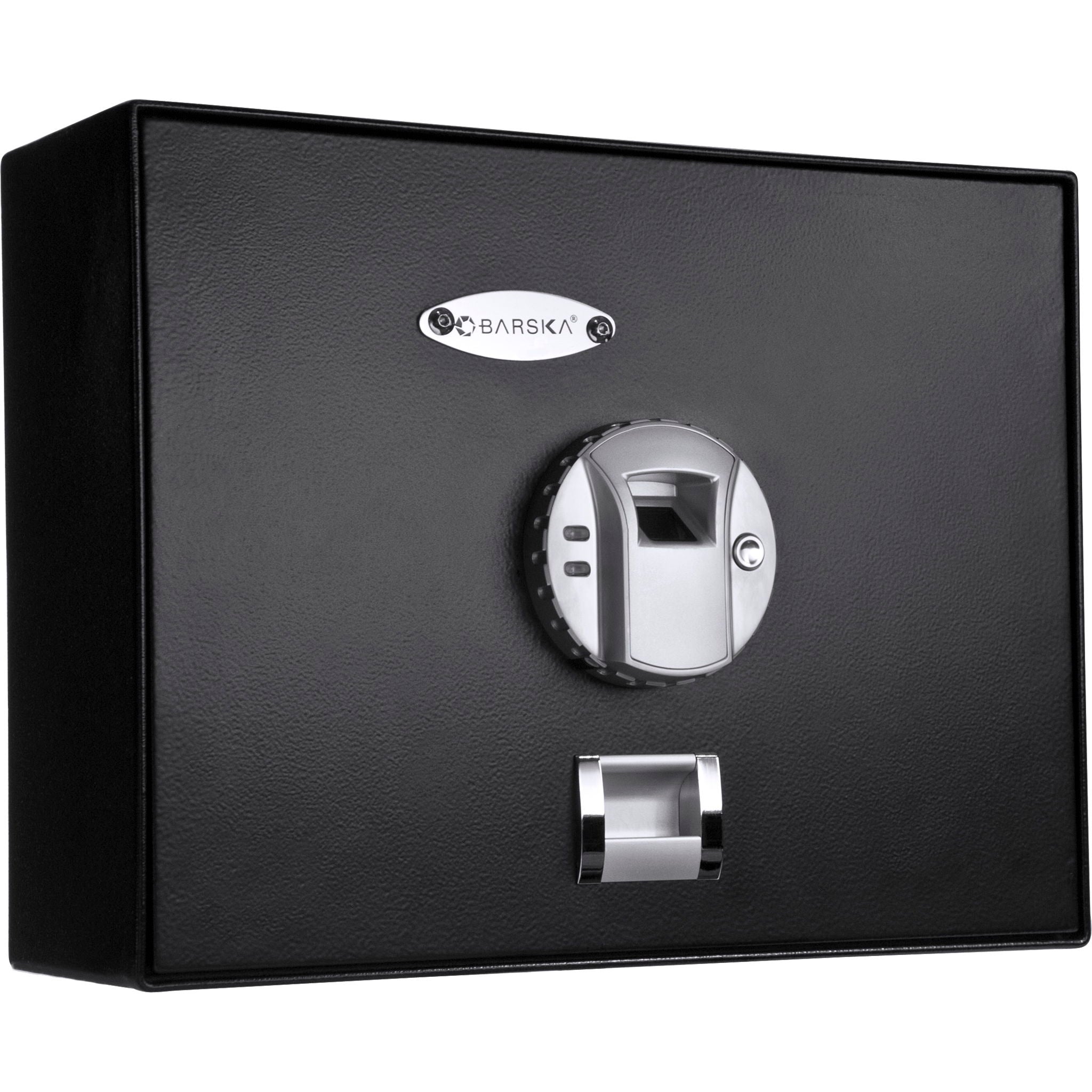0 23 Cu Ft Top Opening Biometric Security Safe - Black