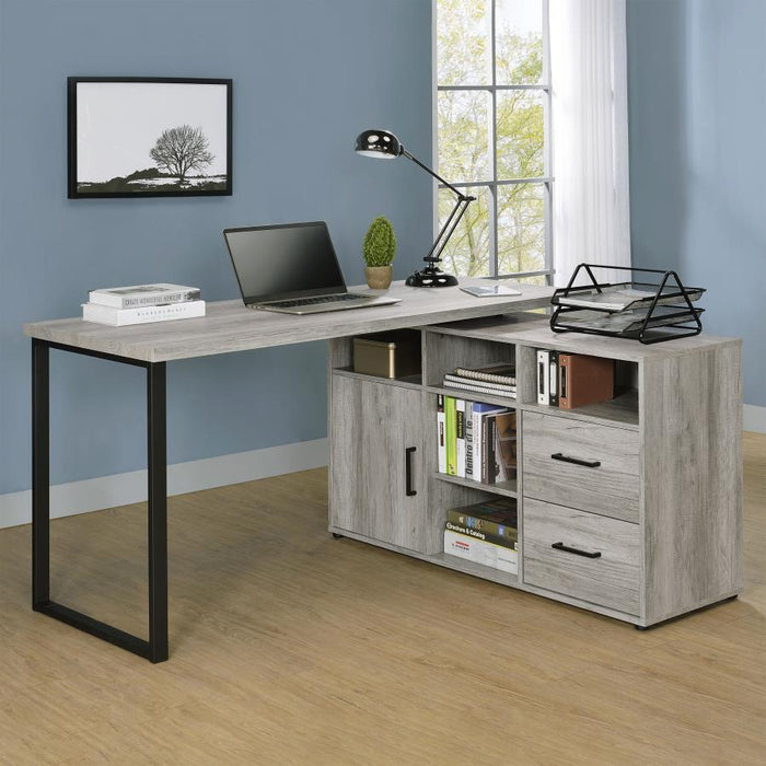 Hertford - L-Shape Office Desk with Storage