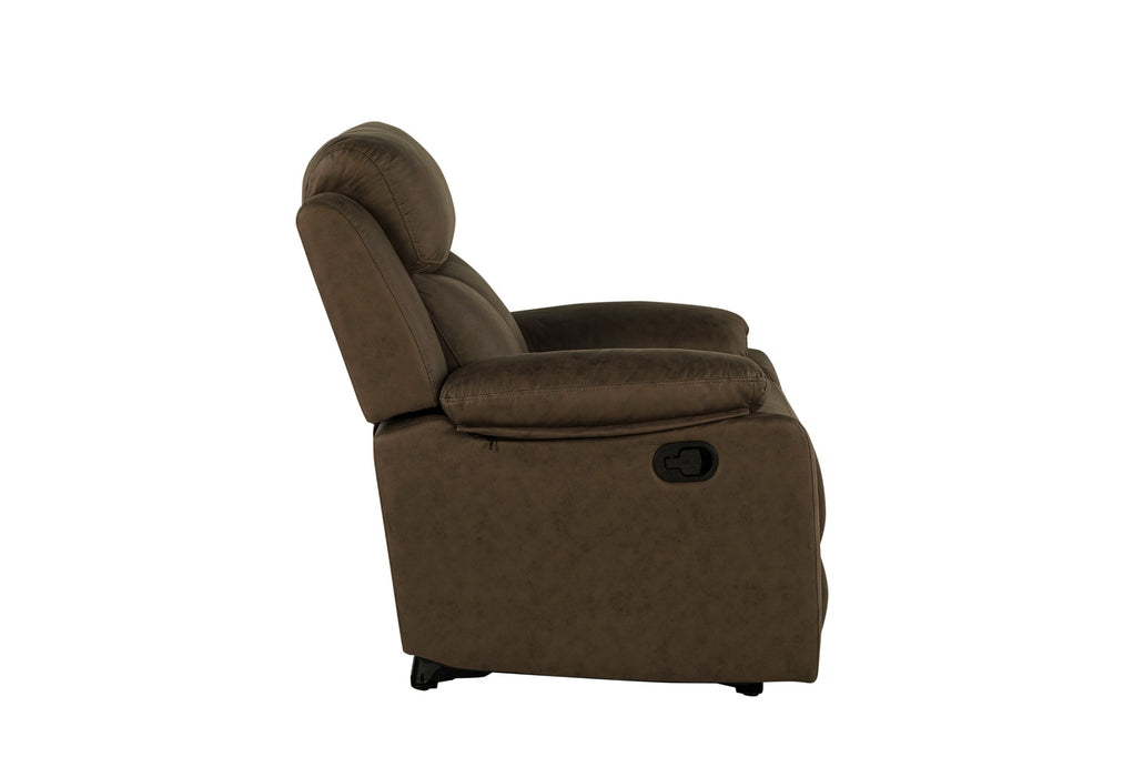 U6026 - 5 Glider Recliner - Dark Brown