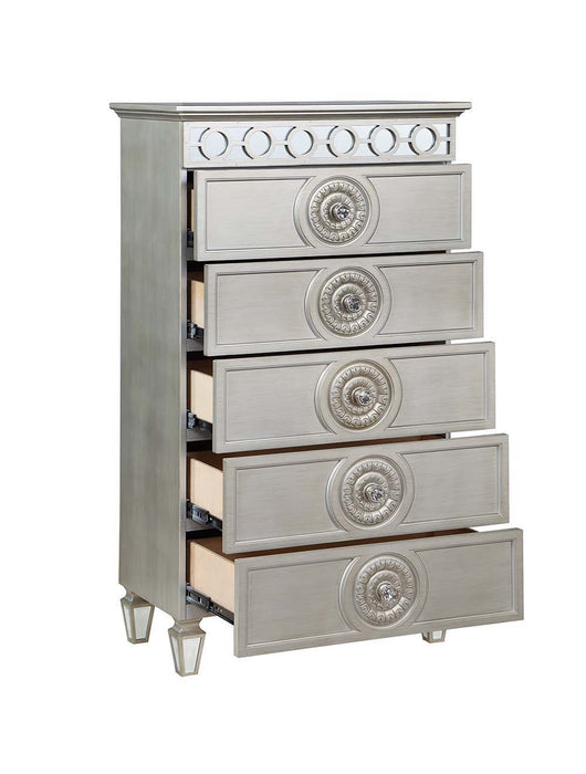 Varian - Chest - Silver & Mirrored Finish