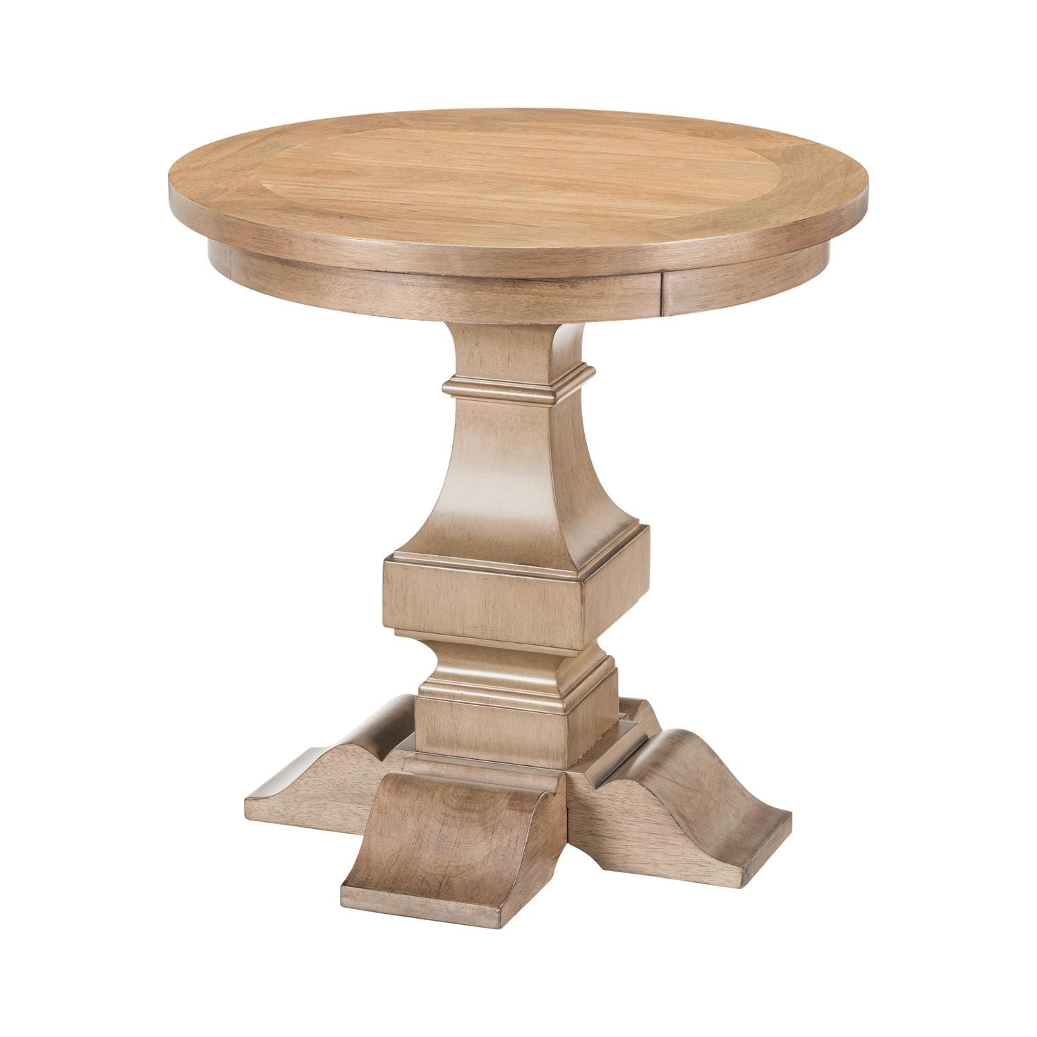Haven Hills - Round End Table - Camel Beige