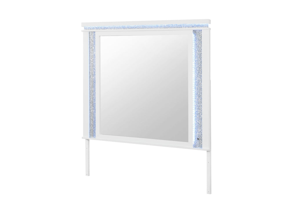 Alina - Mirror With LED - White