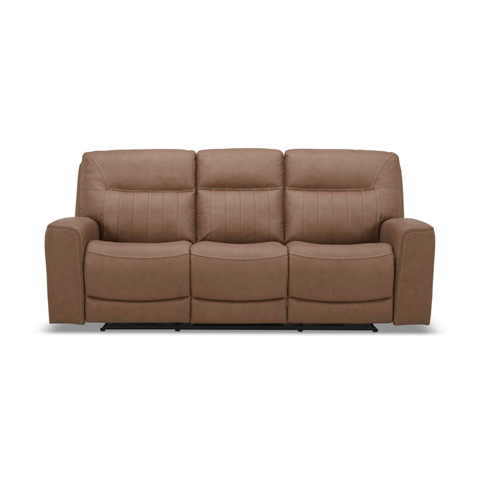 Bennett - Sofa P2 & ZG - Butternut - Butternut Leather