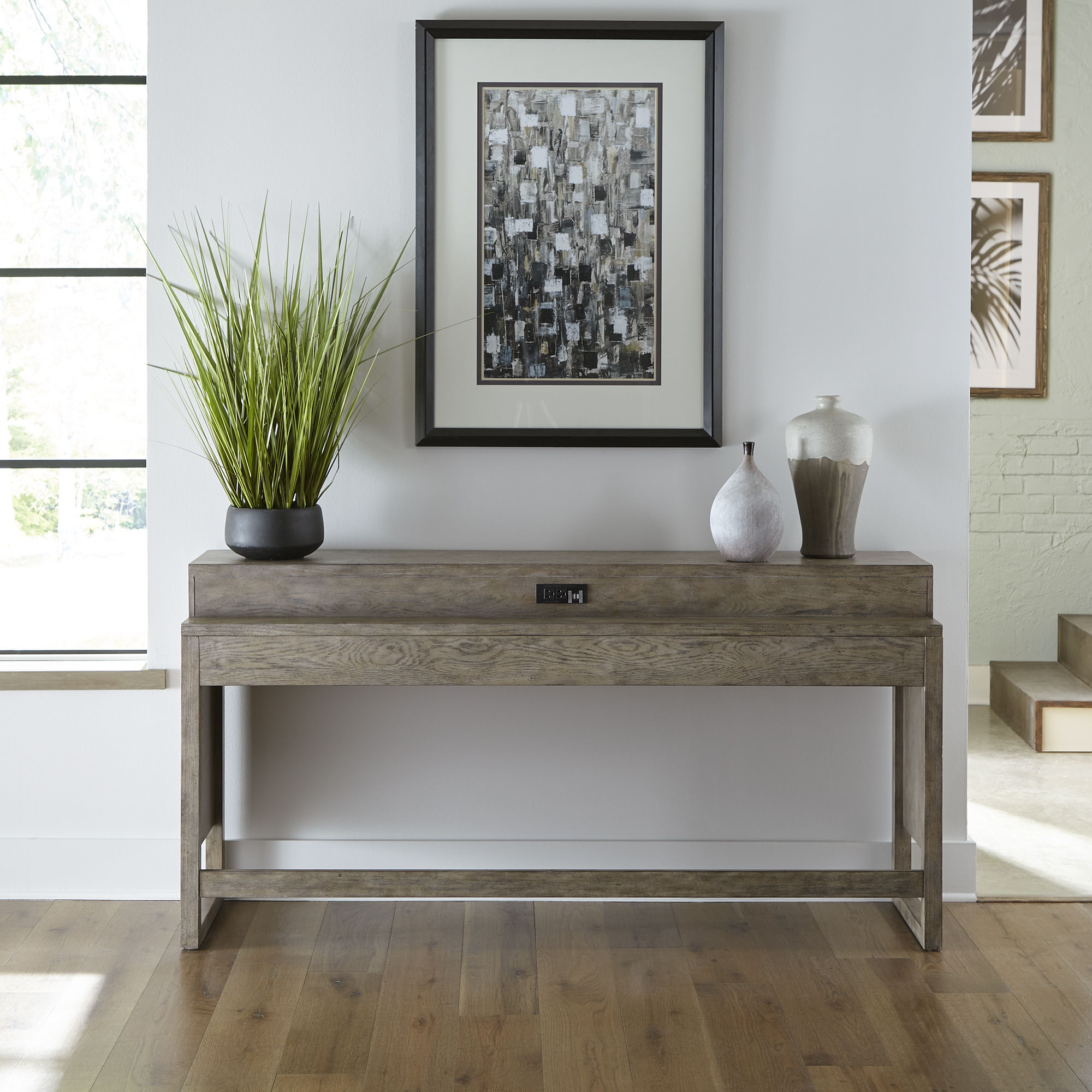 Bartlett Field - Console Bar Table - Gray
