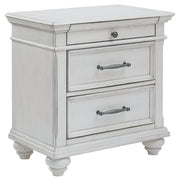 Kanwyn - Three Drawer Night Stand - Whitewash