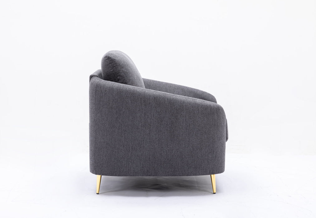 Yuina - Chair - Gray Linen