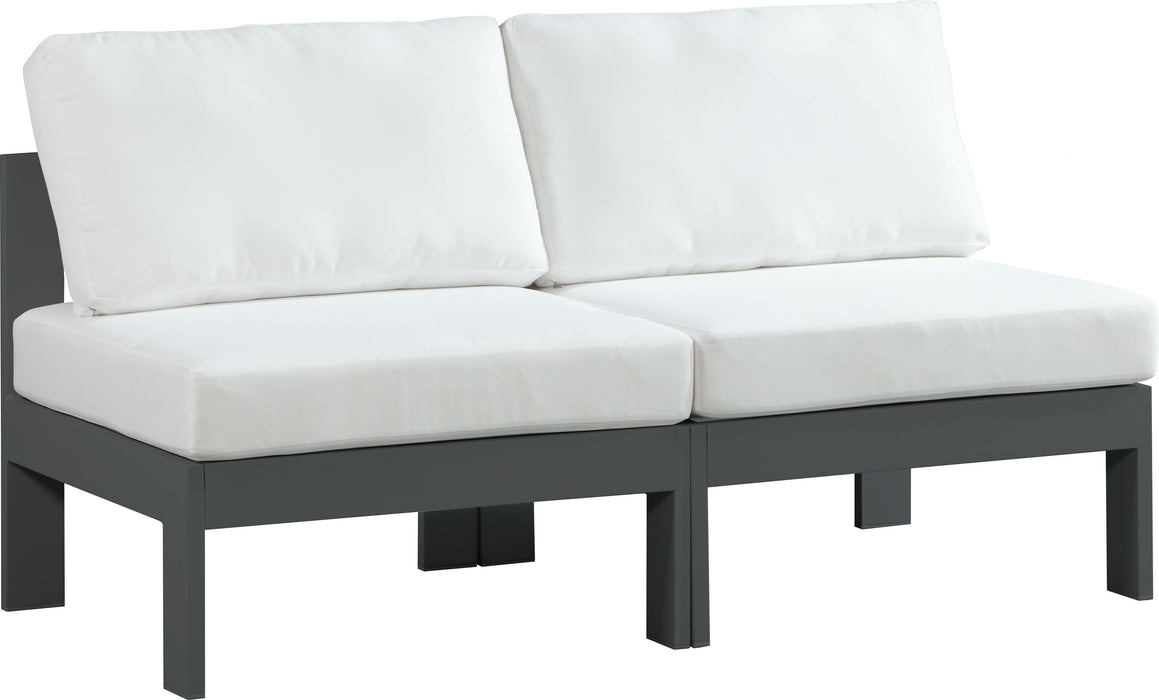 Nizuc - Outdoor Patio Modular Sofa 2 Seats - White