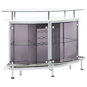 Gideon - Curved Glass Top Home Cabinet