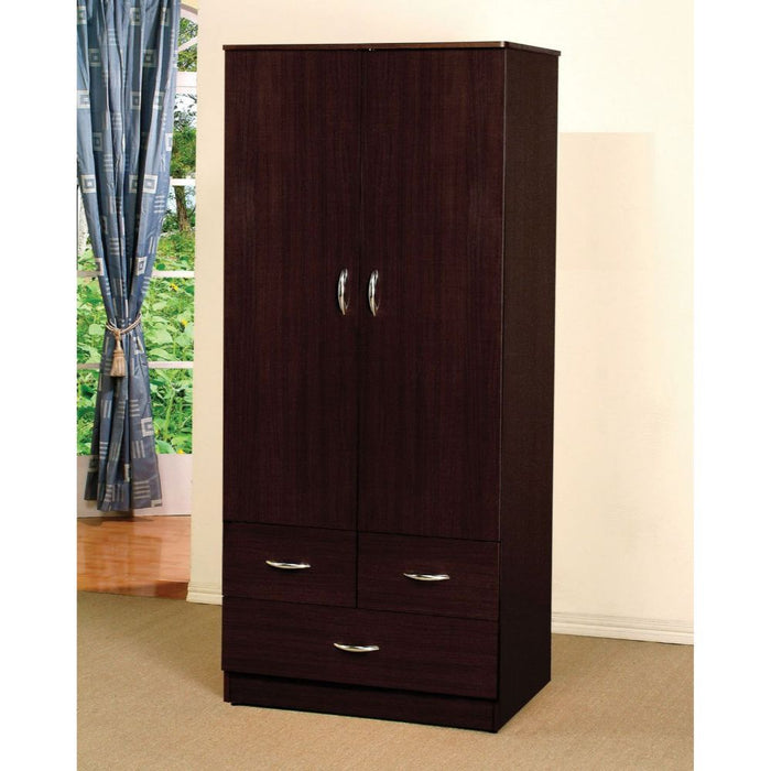 Yorktown - Wardrobe - Dark Brown - 32"