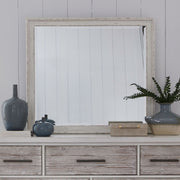 Backroads - Landscape Mirror - White