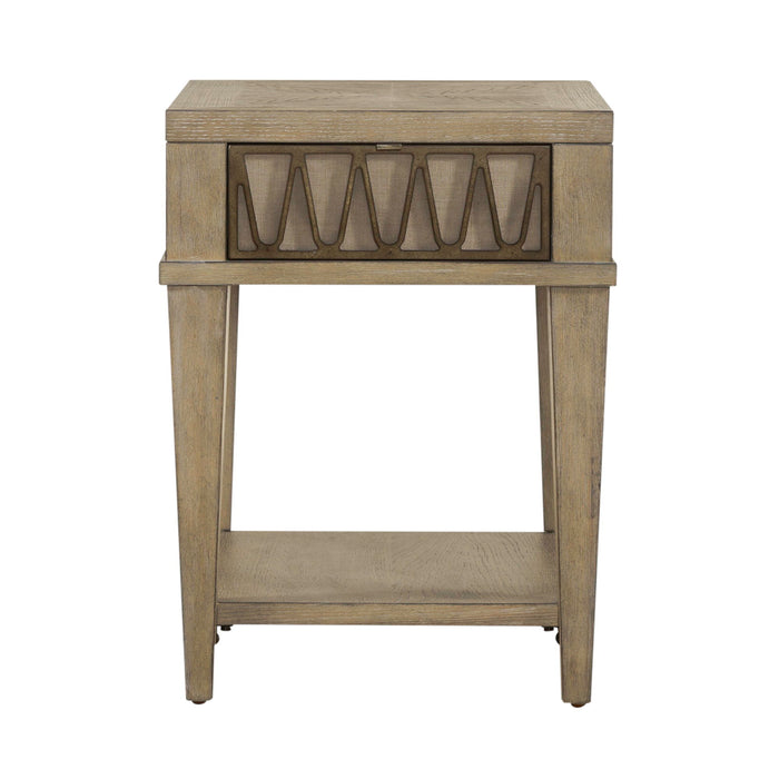 Devonshire - Chair Side Table - Weathered Sandstone