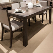Modern Edge - Rectangular Leg Table - Brown