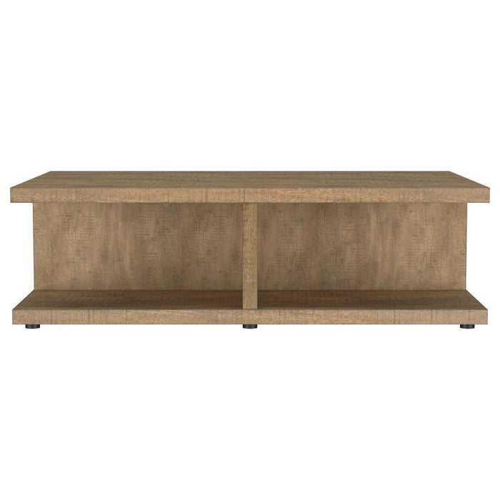 Cortona - Square Engineered Wood Cocktail Coffee Table - Mango